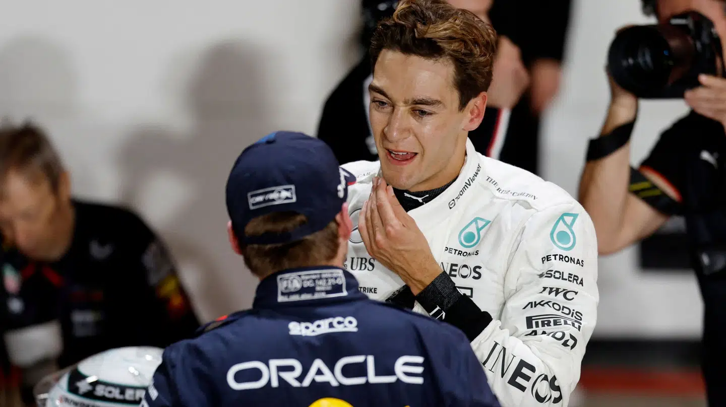 George Russell og Max Verstappen har udvekslet hårde ord de seneste dage.