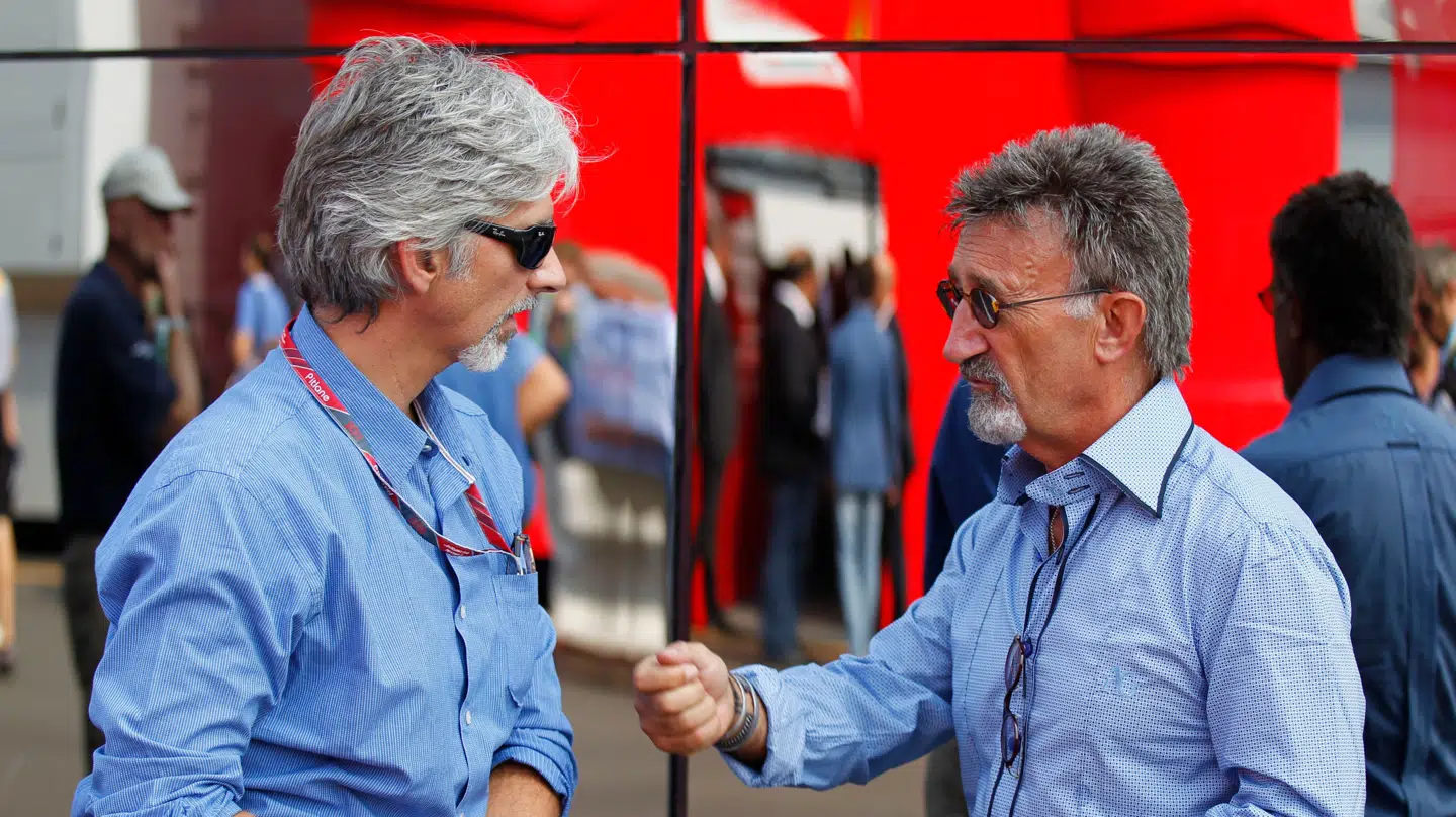 Eddie Jordan (th.) har fået kræft.