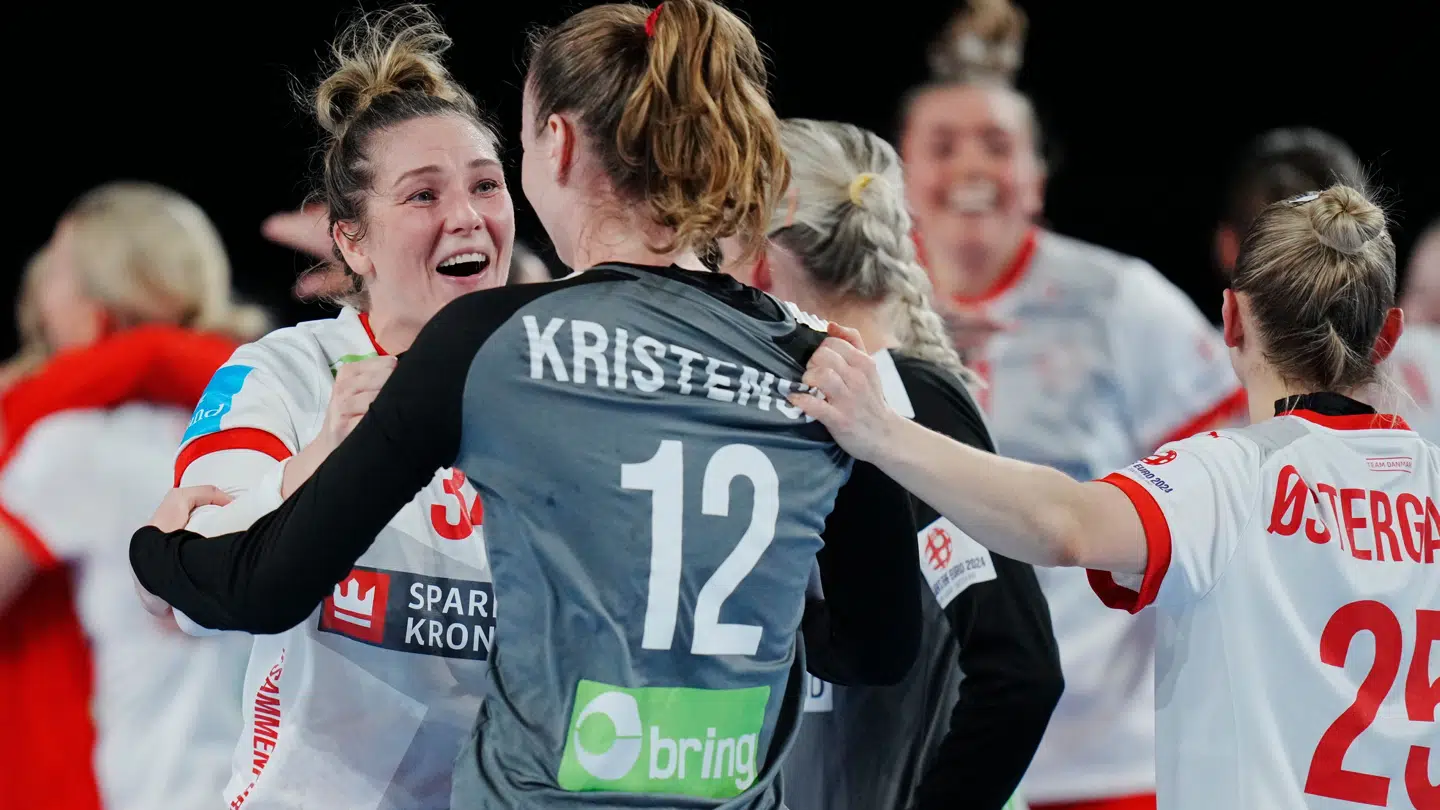 Semifinalekampen mellem Danmark og Frankrig i Wiener Stadthalle under EM i kvindehåndbold i Østrig fredag den 13. december 2024. Europamesterskabet 2024 afvikles i Schweiz, Ungarn og Østrig.