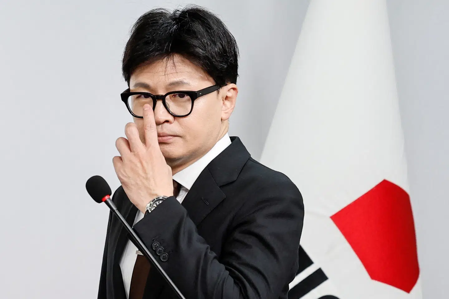 Han Dong-hoon har trukket sig fra partiet PPP, efter at han opfordrede til en rigsretssag mod Sydkoreas præsident, Yoon Suk-yeol, som tilhører samme parti. (Arkivfoto).