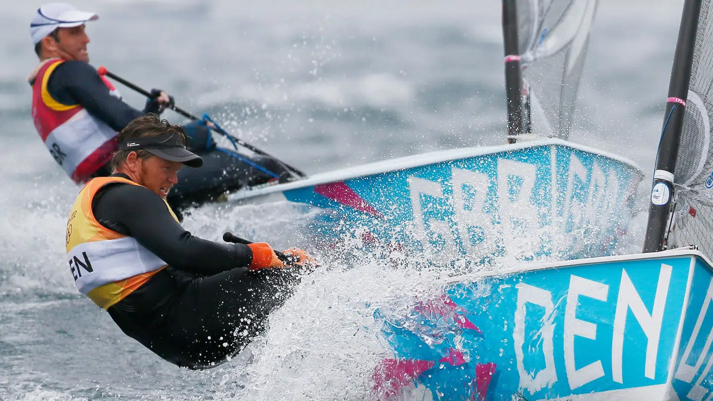 Ben Ainslie fik kamp til stregen på hjemmebanen.