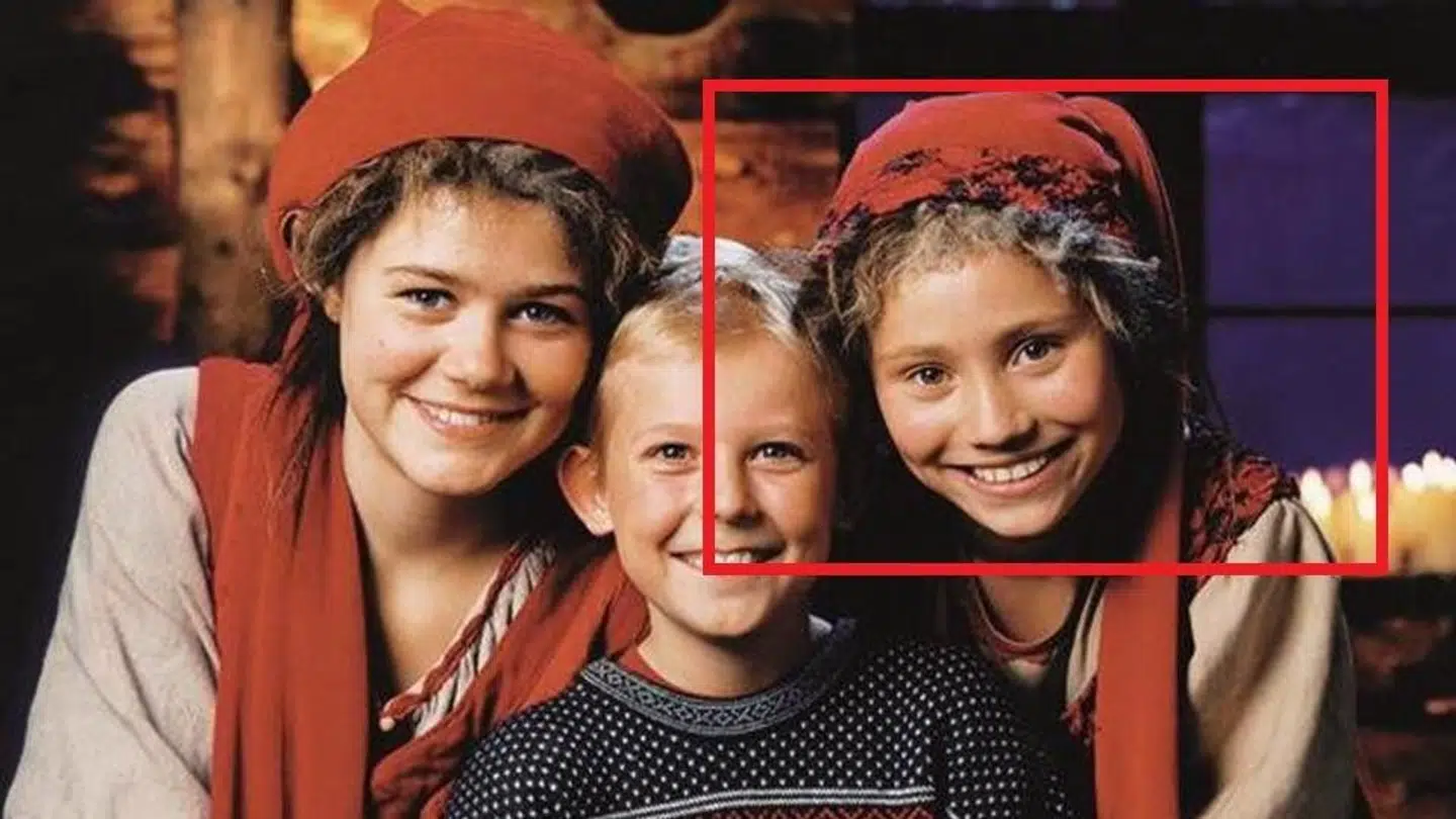 Sofie Lassen-Kahlke, Per Damgård og Stephanie Leon (Til højre) i 'Krummernes jul' fra 1996.
