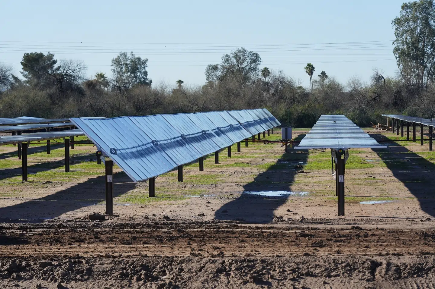 Ørsted sælger halvdelen af Eleven Mile Solar Center i Arizona, der både er et solcelleanlæg og et batterilagringsanlæg. Også to solcelleparker i Texas sælges delvist. (Arkivfoto).