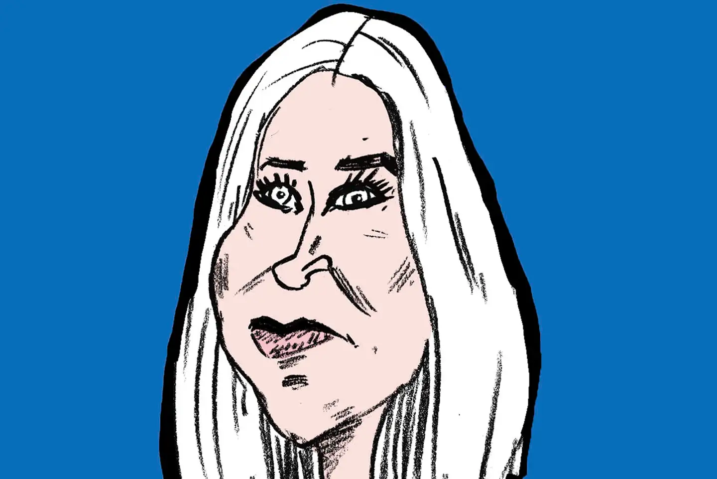 Eva Selsing. Tegning: Claus Bigum