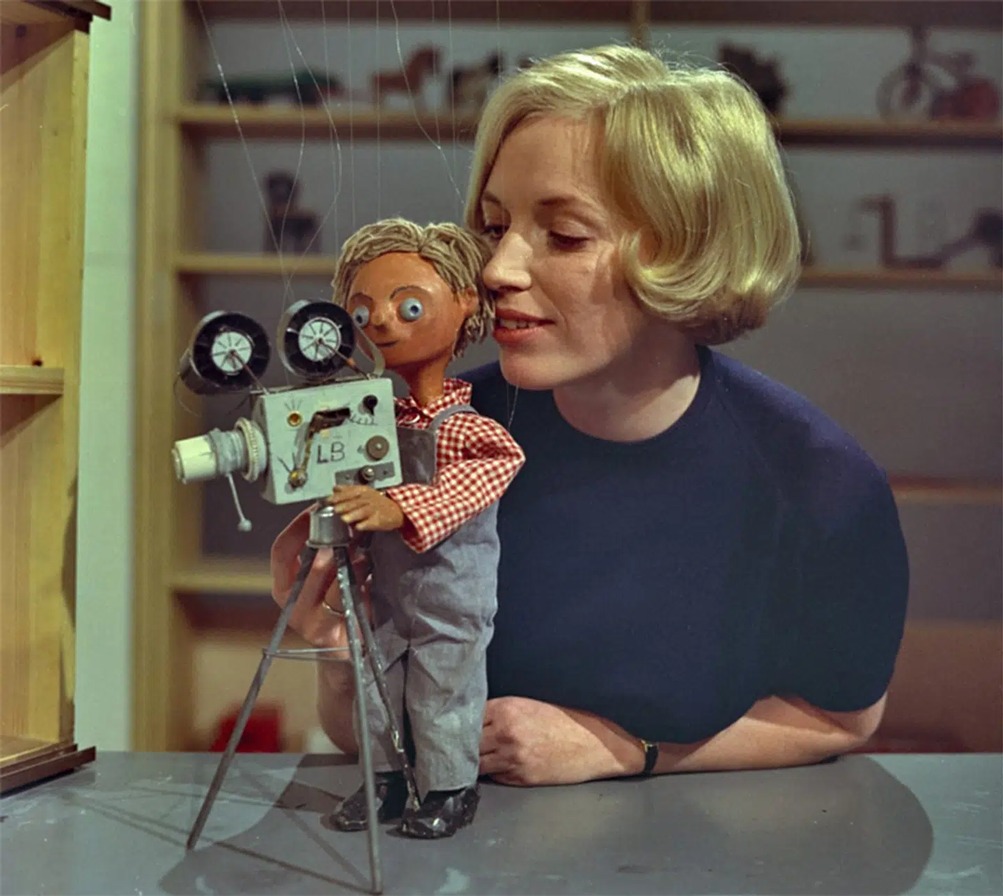 Superstjerner: Overbærende Ingrid og frække Lillebror var populære skikkelser i »Kikkassen«.