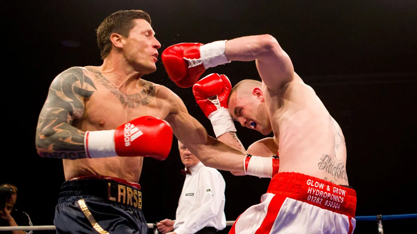 kampen mod Luke Blackledge blev Larsens sidste.