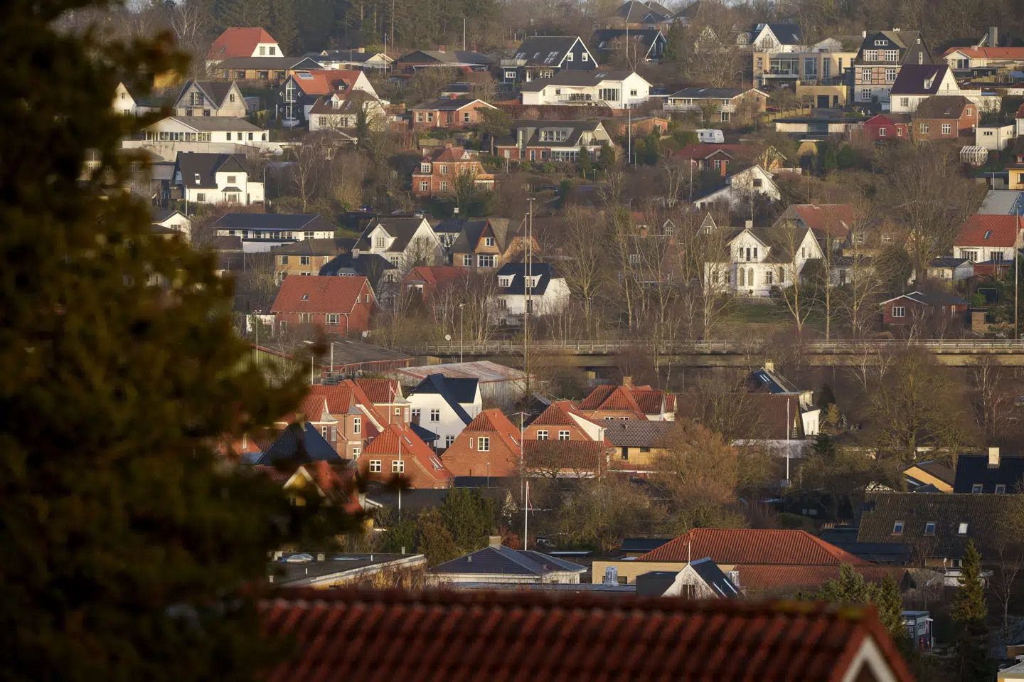Boligejere med realkreditlån med helt kort rente kan se frem til betydeligt rentefald i det nye år. (Arkivfoto).