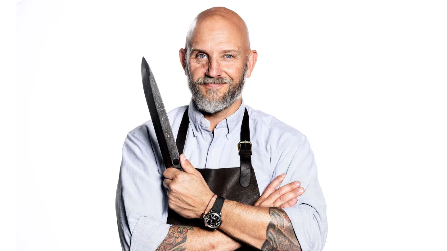 Thomas Castberg, kok og tidligere tv-vært kendt fra fjernsynsprogrammerne Masterchef Danmark og Med kniven for struben. Castberg er i dag creative director for Skagen Group.