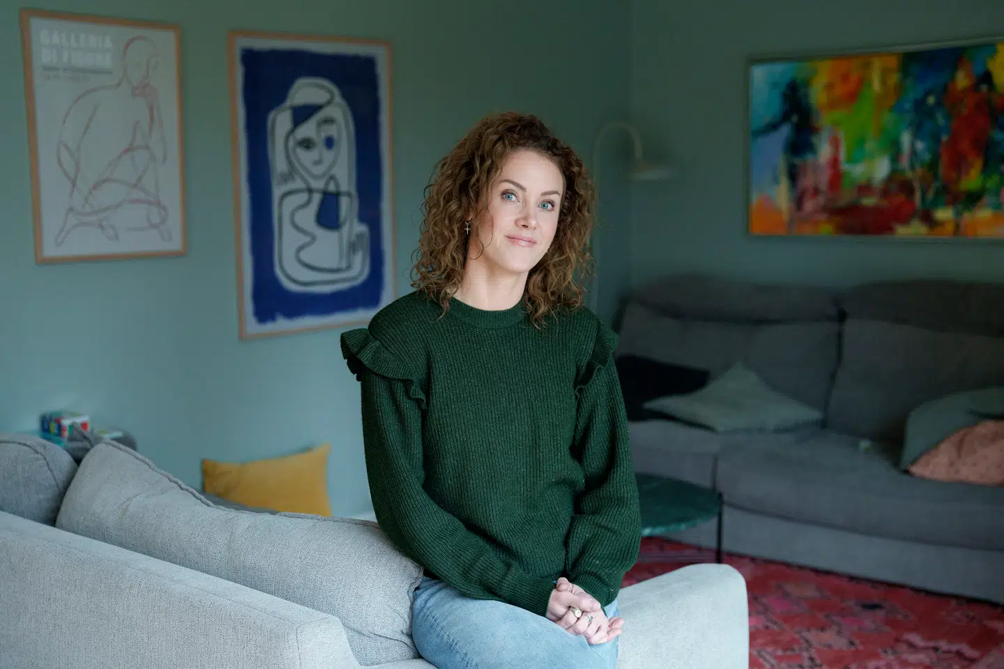 Christina Sander taler om at være mor i juletiden - hun nægter at lade nissen flytte ind.