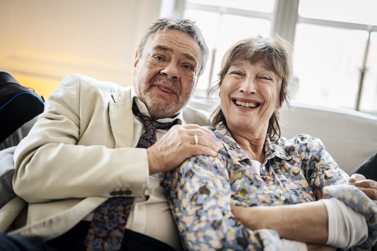 Kolleger og ekskærester: Skuespillerne Tommy Kenter og Ann-Mari Max Hansen står sammen på scenen som netop ekskærester i forestillingen "Love Me Kenter". (Arkivfoto).