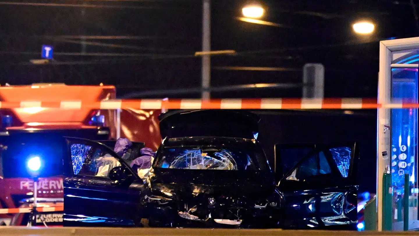 Den saudiske gerningsmand kørte i en sort BMW.