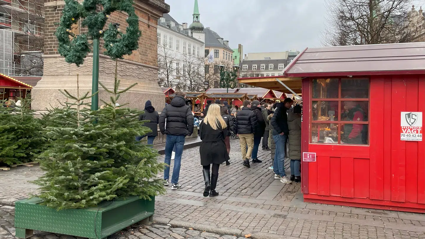 Også ud til rundkørslen, som binder Højbro Plads sammen med broen Højbro, er det muligt for en bil at køre ind.