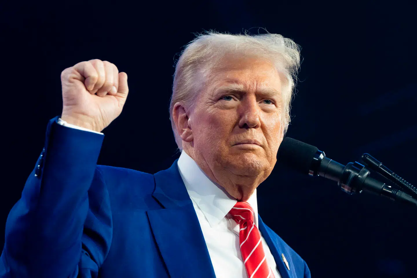 Donald Trump talte i Phoenix, Arizona, natten til i dag.