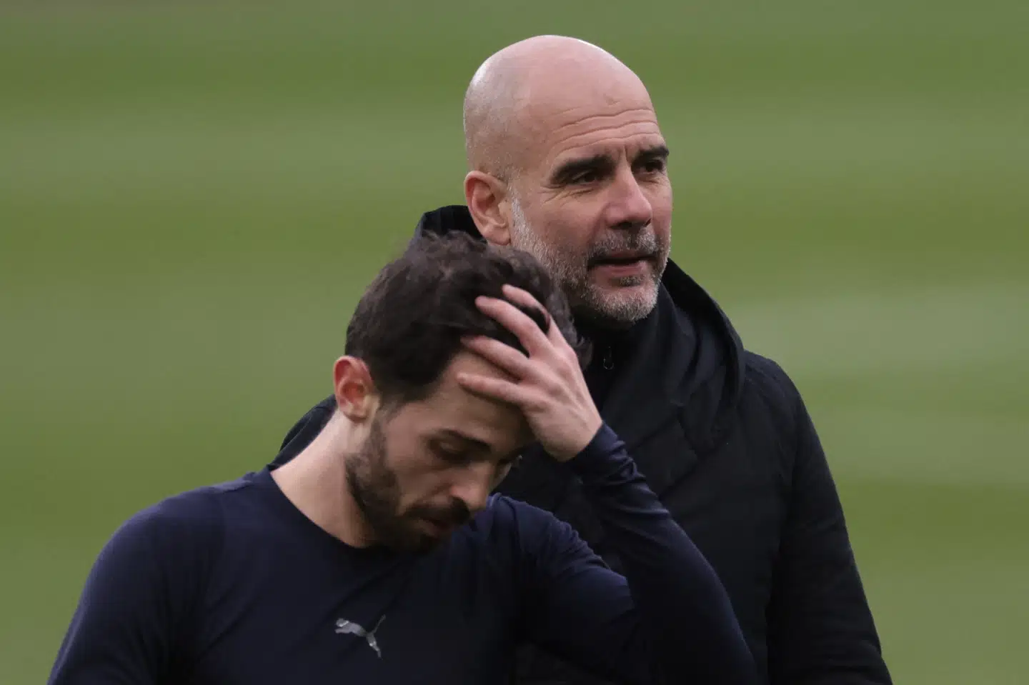 Pep Guardiola er aldrig sluttet dårligere end nummer tre i sine 15 år som træner, men lige nu skraber Manchester City bunden. (Arkivfoto).