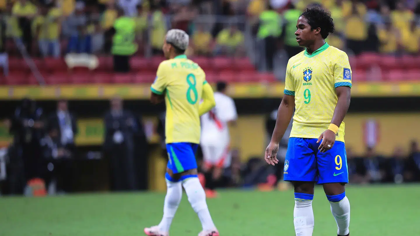 Endrick spiller også på det brasilianske landshold.