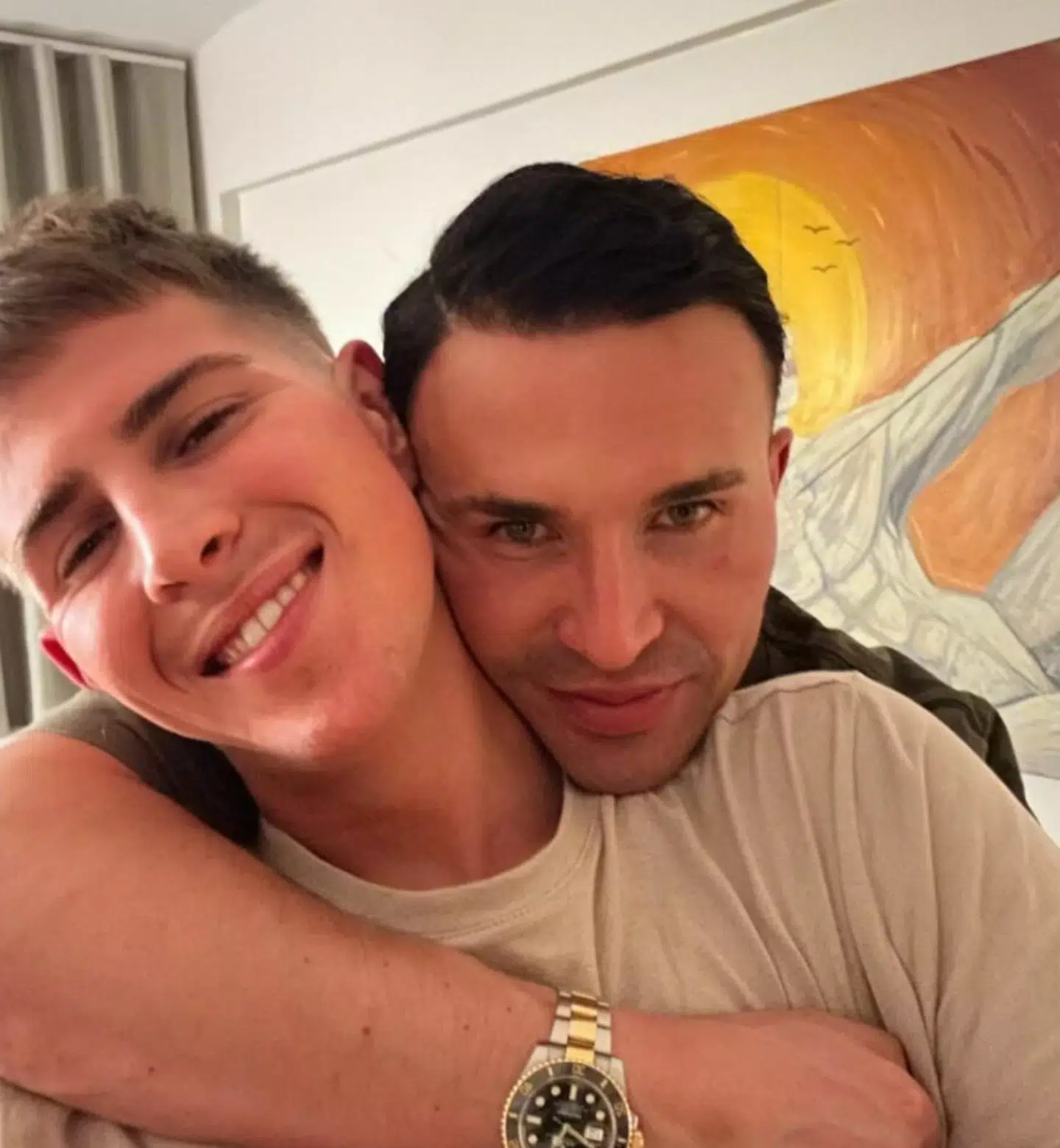 Gustav Salinas og Bastian Due danner ikke længere par. Foto: Privat