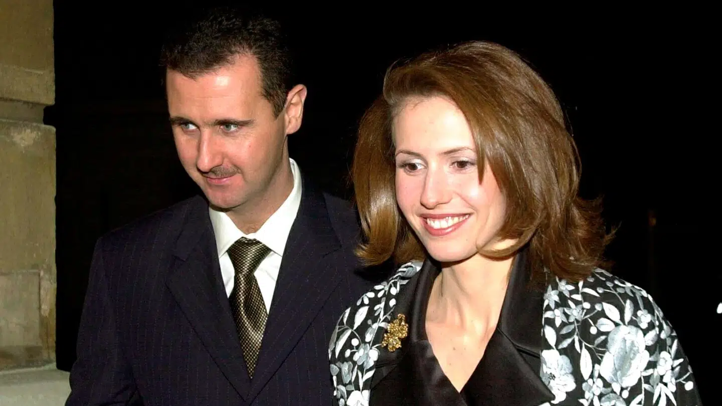Bashar al-Assad og hustruen, Asma, tilbage i 2002.