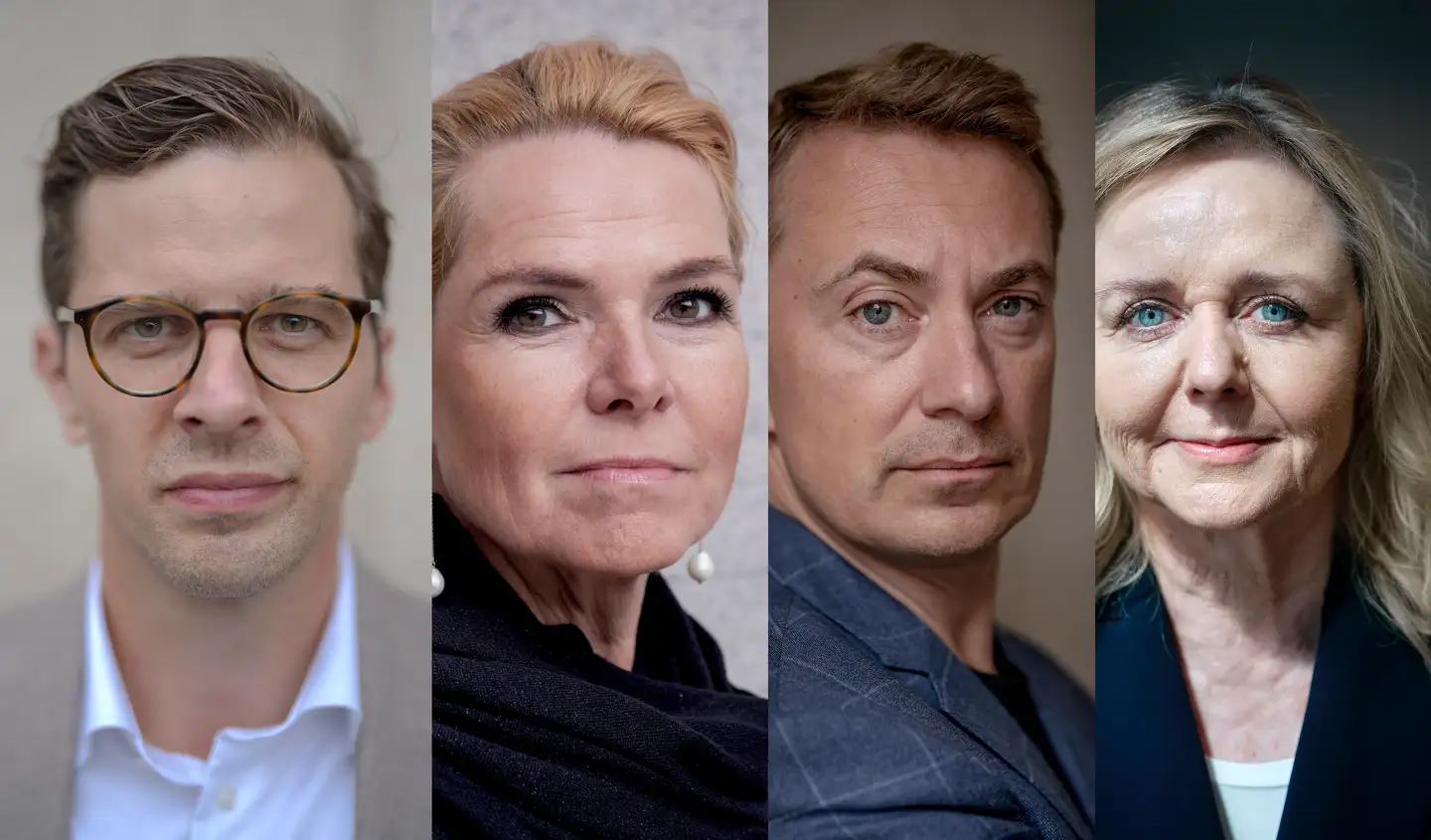 »De sidste årtier er bureaukratiet eksploderet, velfærden er sandet til, mange lokalsamfund er blevet udhulet, sammenhængskraften er svækket, og væksten er stagneret og skabes af få, store virksomheder,« skriver Alex Vanopslagh, Inger Støjberg, Morten Messerschmidt og Mona Juul.