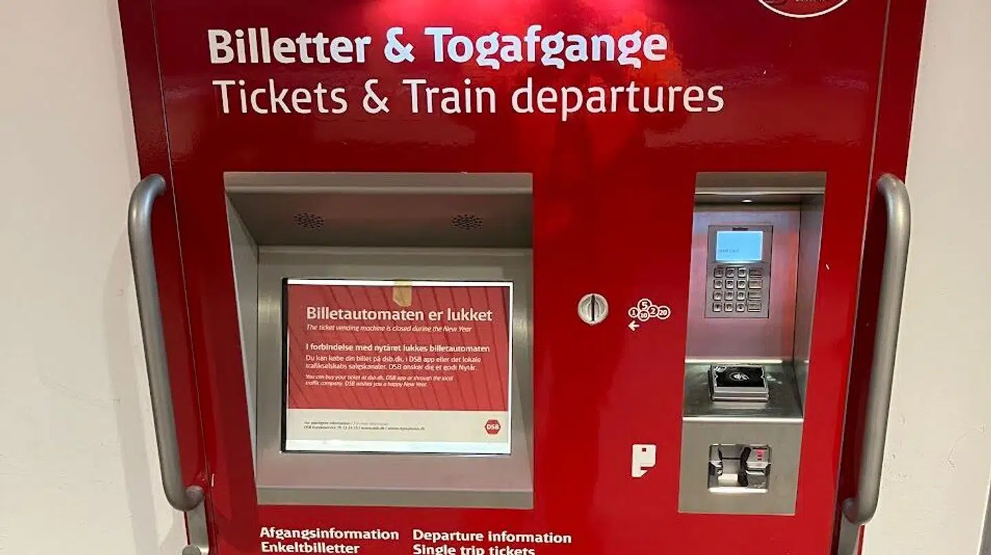 Automaterne lukkes i løbet af den 31. januar. Senest klokken 18.