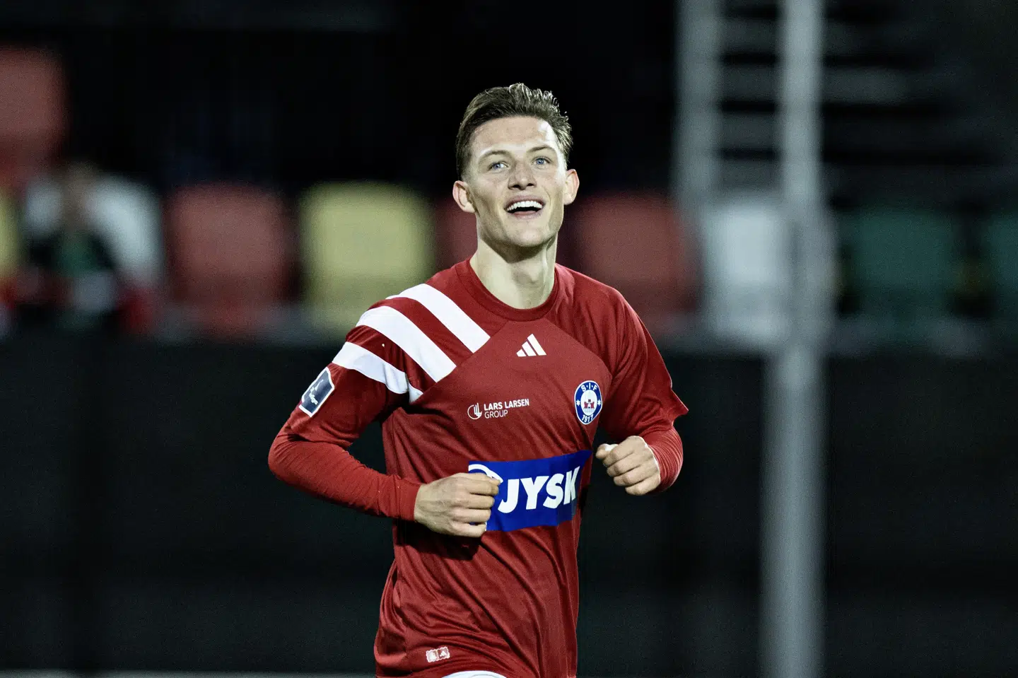 Oliver Sonne skifter til engelske Burnley. (Arkivfoto).
