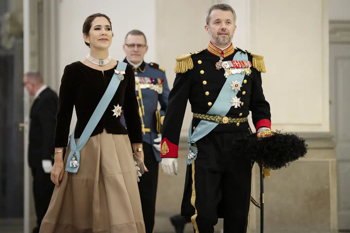 For første gang som konge og dronning er kong Frederik og dronning Mary vært for de kongelige nytårskure. (Arkivfoto).