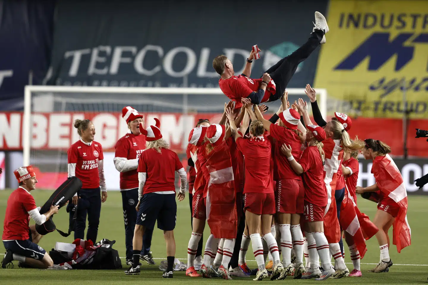 Andrée Jeglertz fik en lufttur, da Danmark kvalificerede sig til EM.