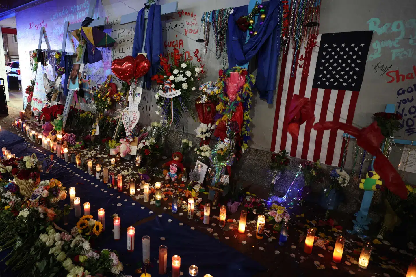 I New Orleans mindes de 14 mennesker, der mistede livet under et angreb nytårsnat. (Arkivfoto).