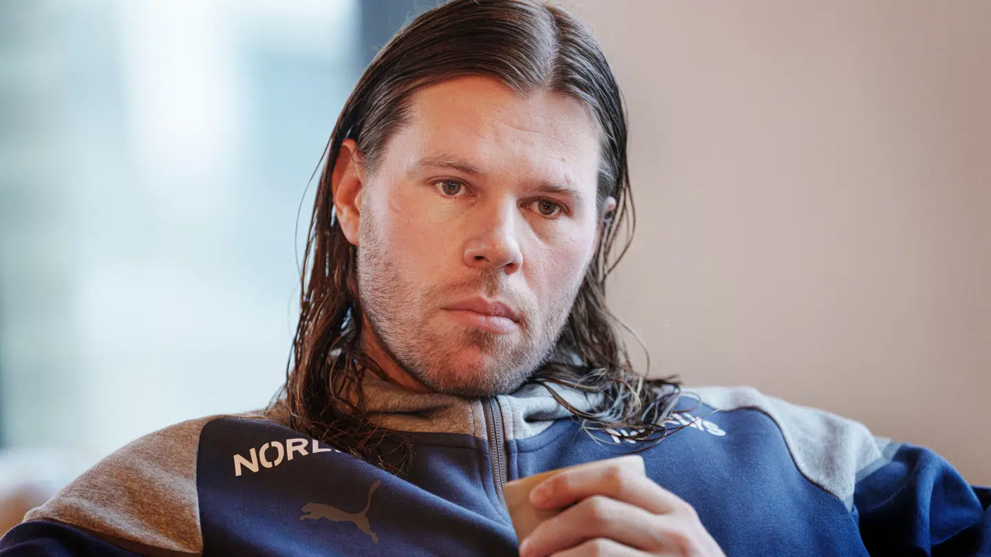 Mikkel Hansen under håndboldherrernes mediedag på Scandic CPH Strandpark i København, tirsdag den 2. januar 2024. Håndboldherrerne spiller EM i Tyskland 8.- 29. januar.. (Foto: Liselotte Sabroe/Ritzau Scanpix)