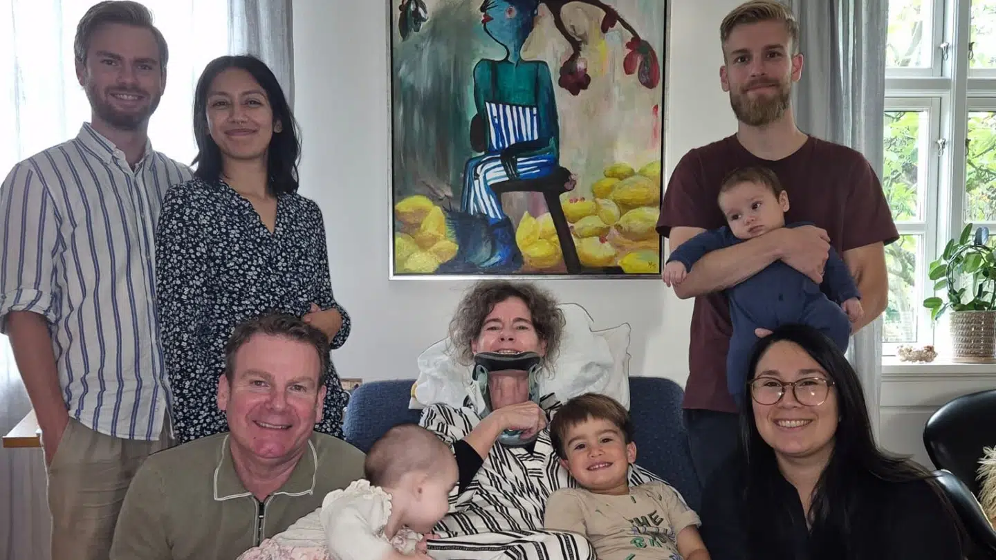 Jane Heltborgs familie har været en stor støtte.