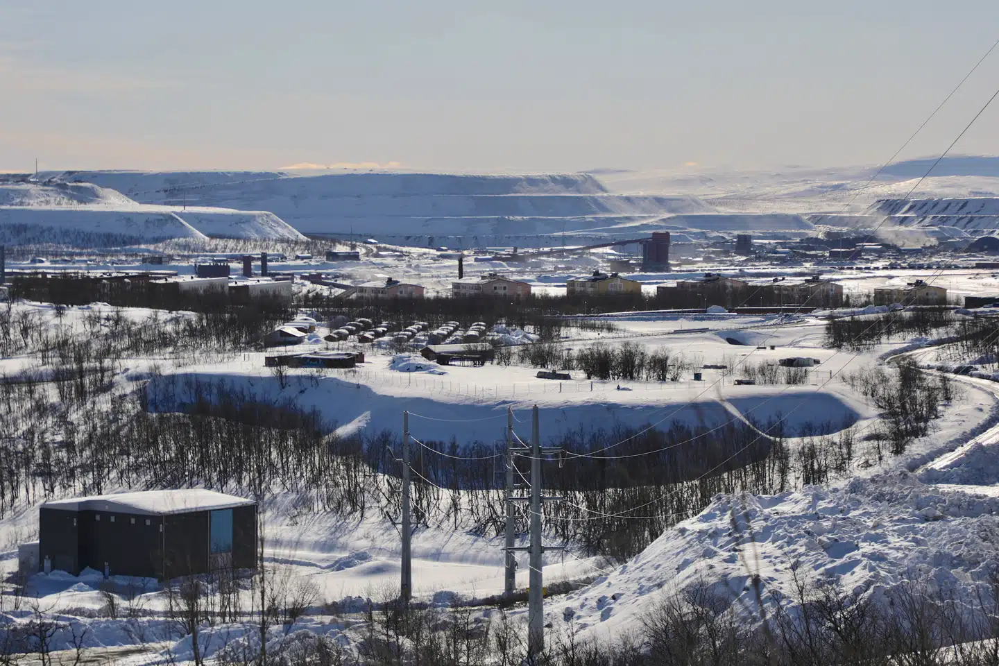 Jernminen i Kiruna er en af de faciliteter, som ifølge Aftonbladet er blevet filmet.