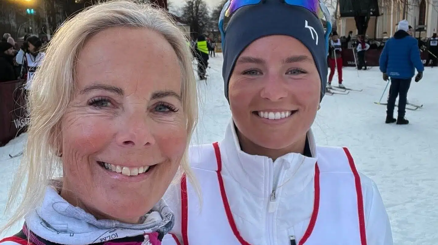 Birgitte Bergman deltog sidste år i det svenske langrendsløb med sin datter Emma. »Jeg lovede mig selv en bedre form næste gang«, udtaler hun.