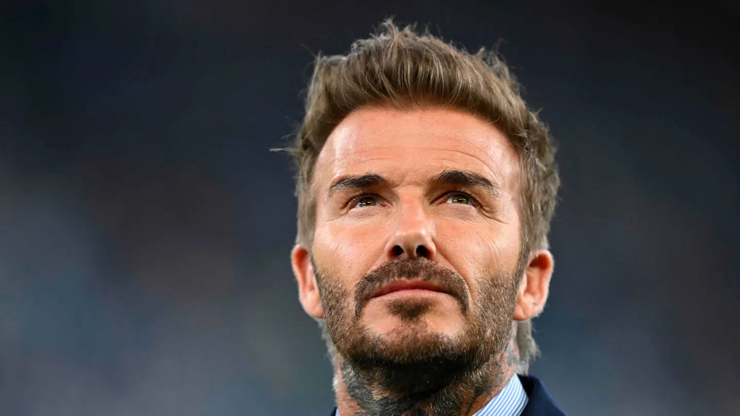 David Beckham var blandt de tidligere Manchester United-stjerner, der dukkede op til begravelsen.