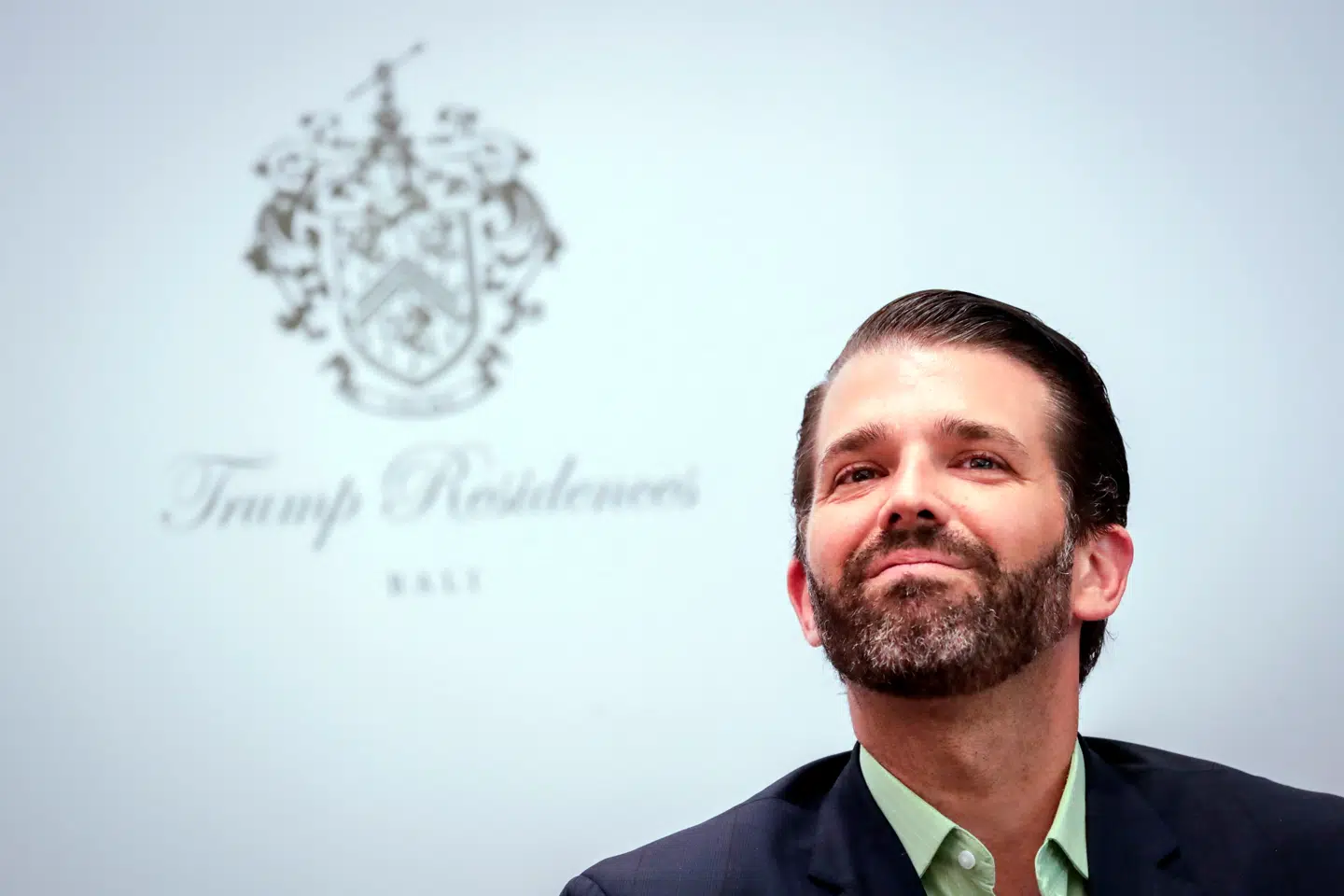Donald Trump Jr. lander tirsdag i Grønland.