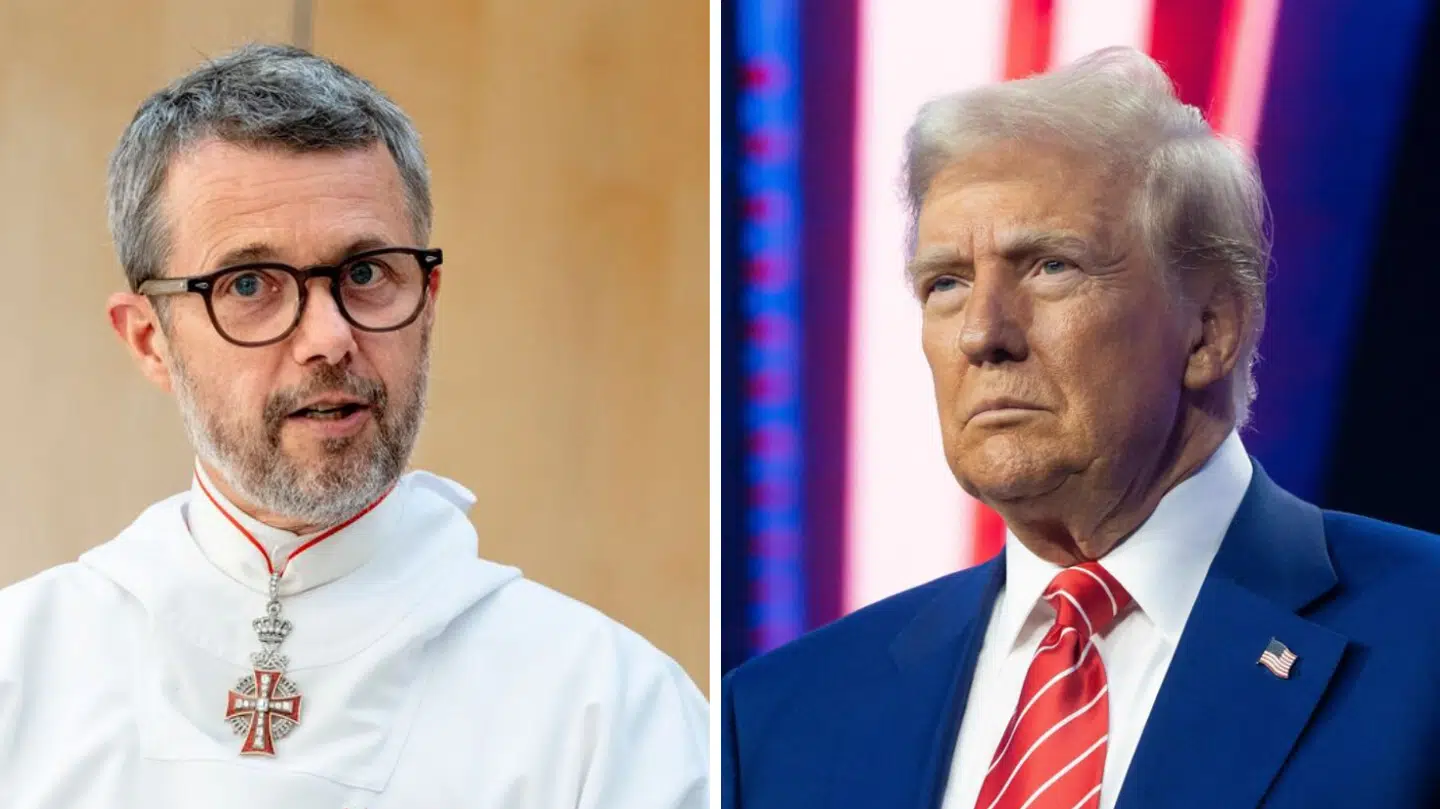Kong Frederik sender ifølge britiske medier et klart signal til Donald Trump og hans søn. Foto: Ritzau Scanpix