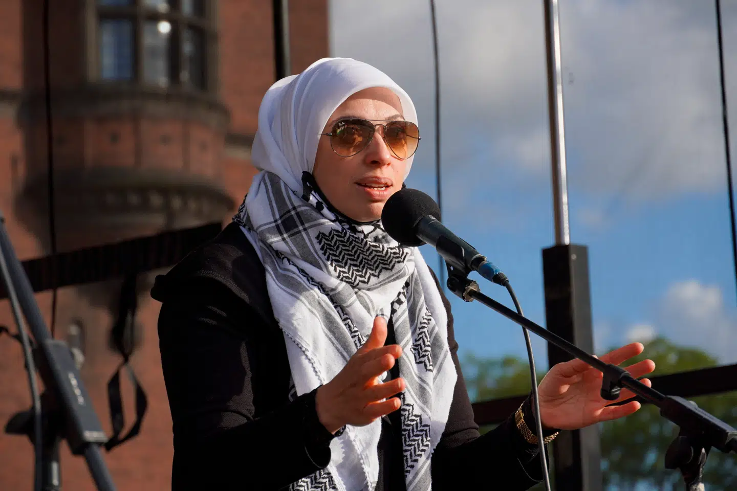 Debattør Asmaa Abdol-Hamid har palæstinensisk baggrund og er tidligere politiker. Arkivfoto.