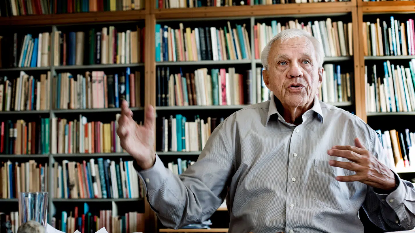 Tidligere finansminister Knud Heinesen i København, den 23. august 2013. Knud Heinesen er død 92 år gammel, skriver Ritzau. . (Foto: Linda Kastrup/Ritzau Scanpix)