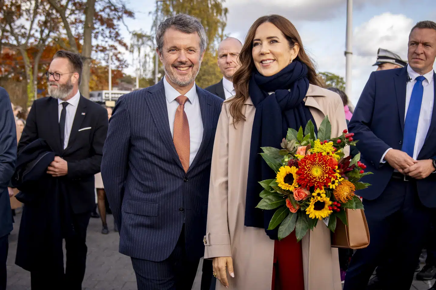 Kongeparret har tidligere mødt kritik for sin grønne profil. På billedet ses de på tysk tiltrædelsesbesøg i oktober. (Arkivfoto).