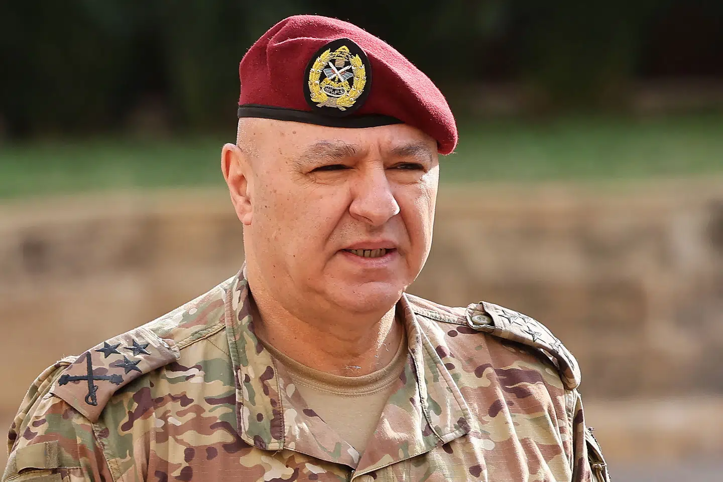 Joseph Aoun fotograferet i december 2024 i Beirut. Han er torsdag blevet valgt som præsident i Libanon. (Arkivfoto).