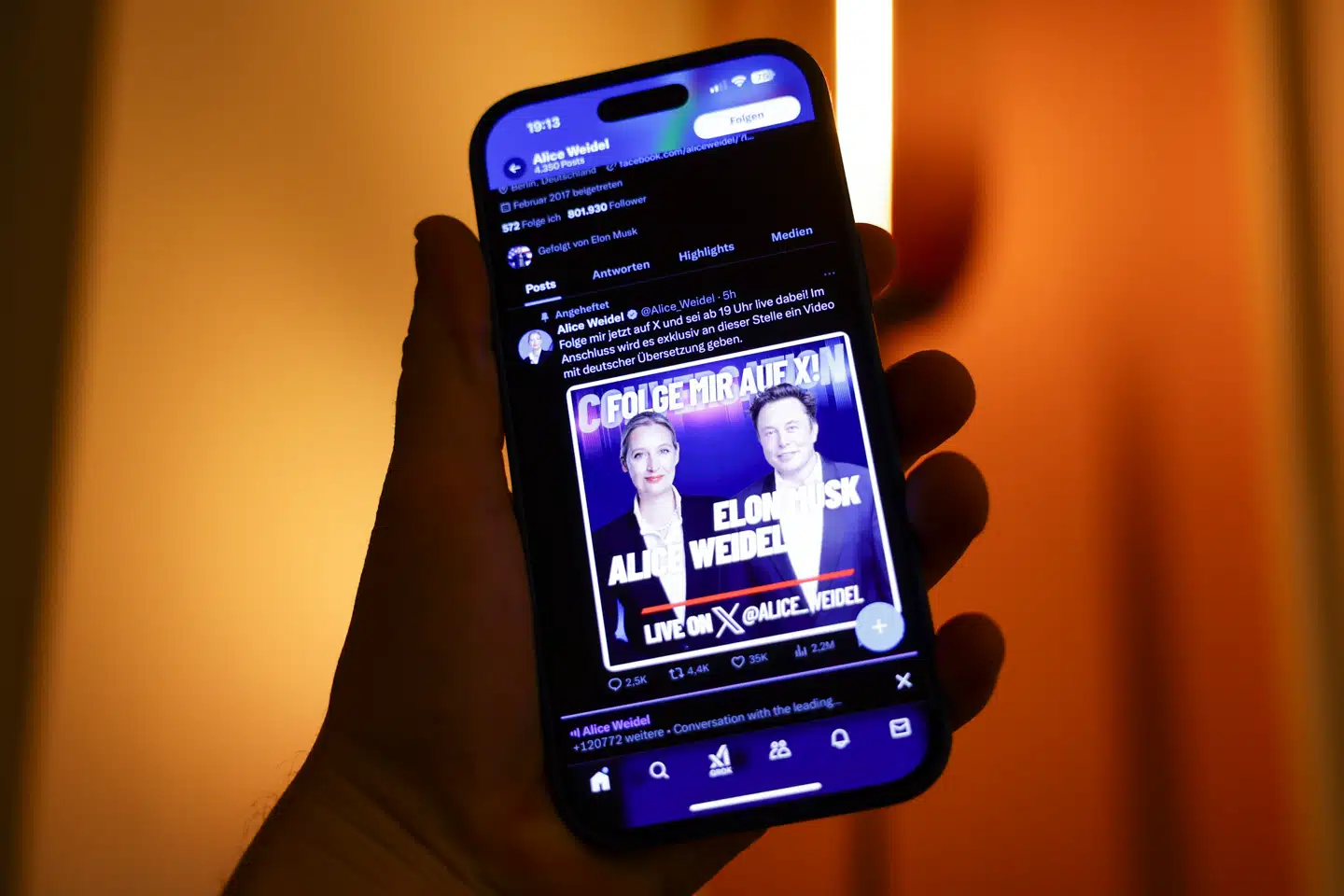 Elon Musk, der ejer det sociale medie X, interviewede lederen af det tyske Alternative für Deutschland (AfD), Alice Weidel, direkte forud for det tyske forbundsdagsvalg. Nu udvider EU sin undersøgelse af X.