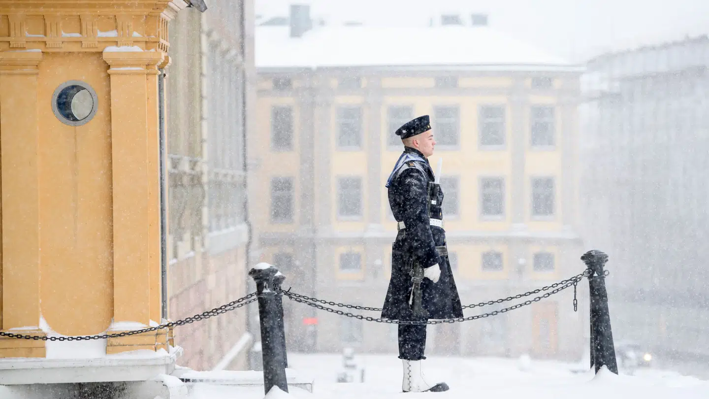 En soldat er kommet til skade på det svenske kongeslot. ARKIVFOTO