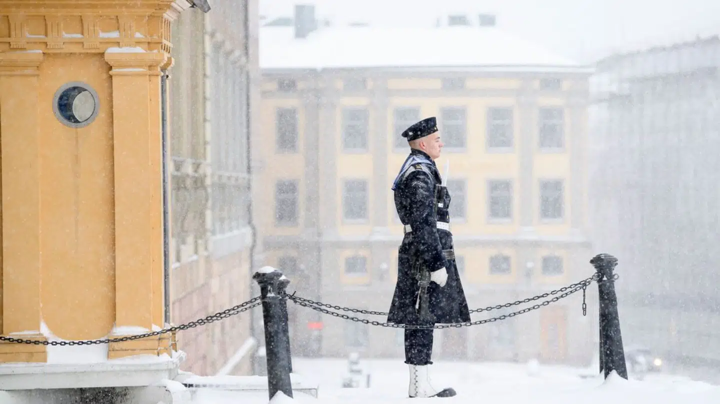 En soldat er kommet til skade i det svenske kongehus.