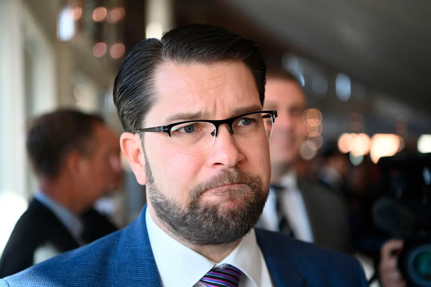 Sverigedemokraternas formand, Jimmie Åkesson. Foto: Jonathan Nackstrand, Scanpix