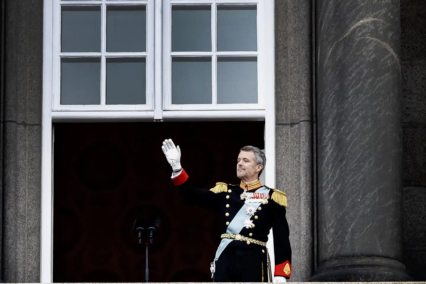 En måling foretaget af Voxmeter for Ritzau viser, at et stort flertal i befolkningen synes, at kong Frederik gør det godt. (Arkivfoto).