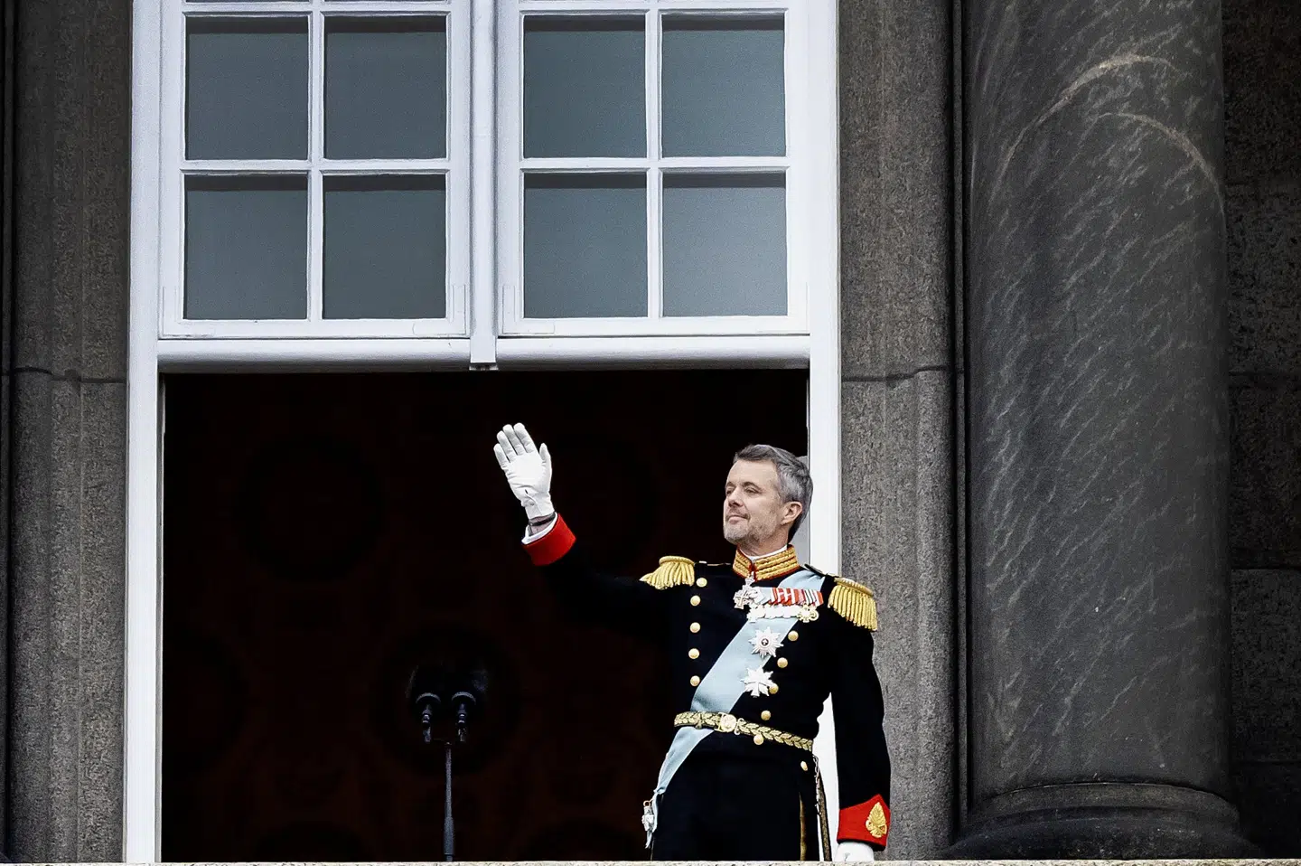 En måling foretaget af Voxmeter for Ritzau viser, at et stort flertal i befolkningen synes, at kong Frederik gør det godt. (Arkivfoto).