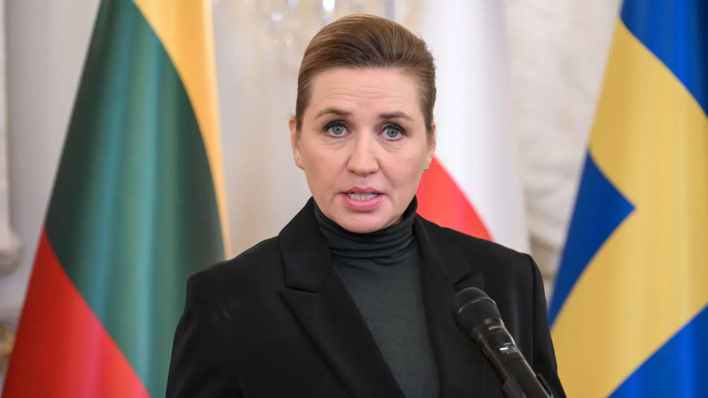 Mette Frederiksen siger, at vi ikke længere er i en fredstid.