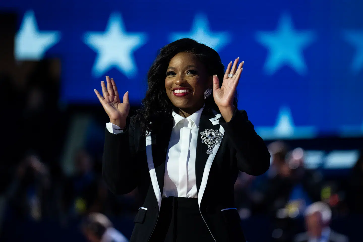 Jasmine Crockett repræsenterer delstaten Texas i Repræsentanternes Hus.