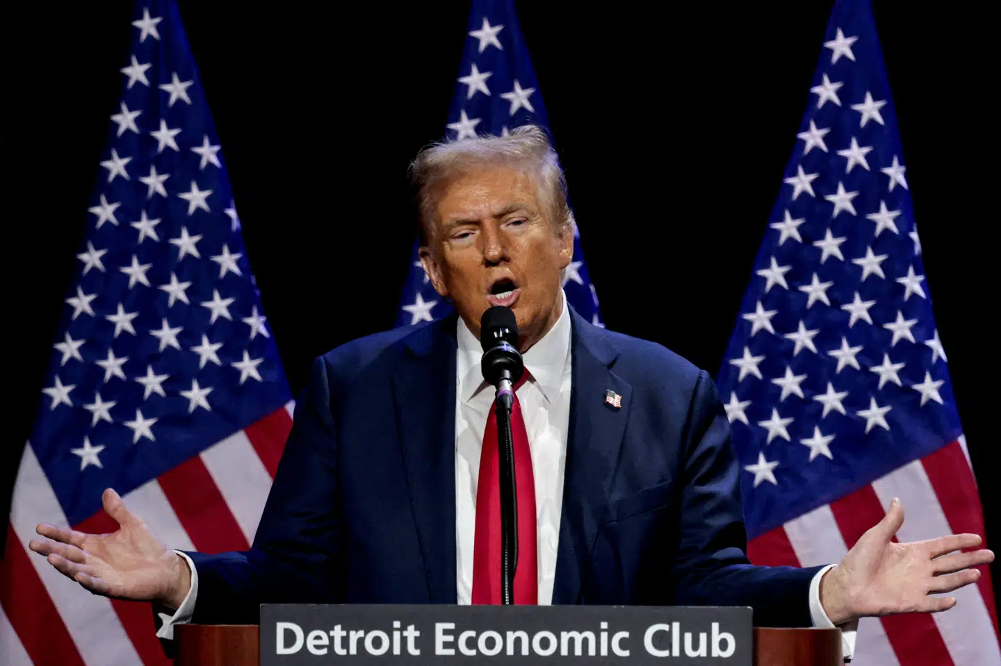 Donald Trump kan bruge toldtrusler til at sikre sig ejerskab over Grønland. (Arkivfoto).