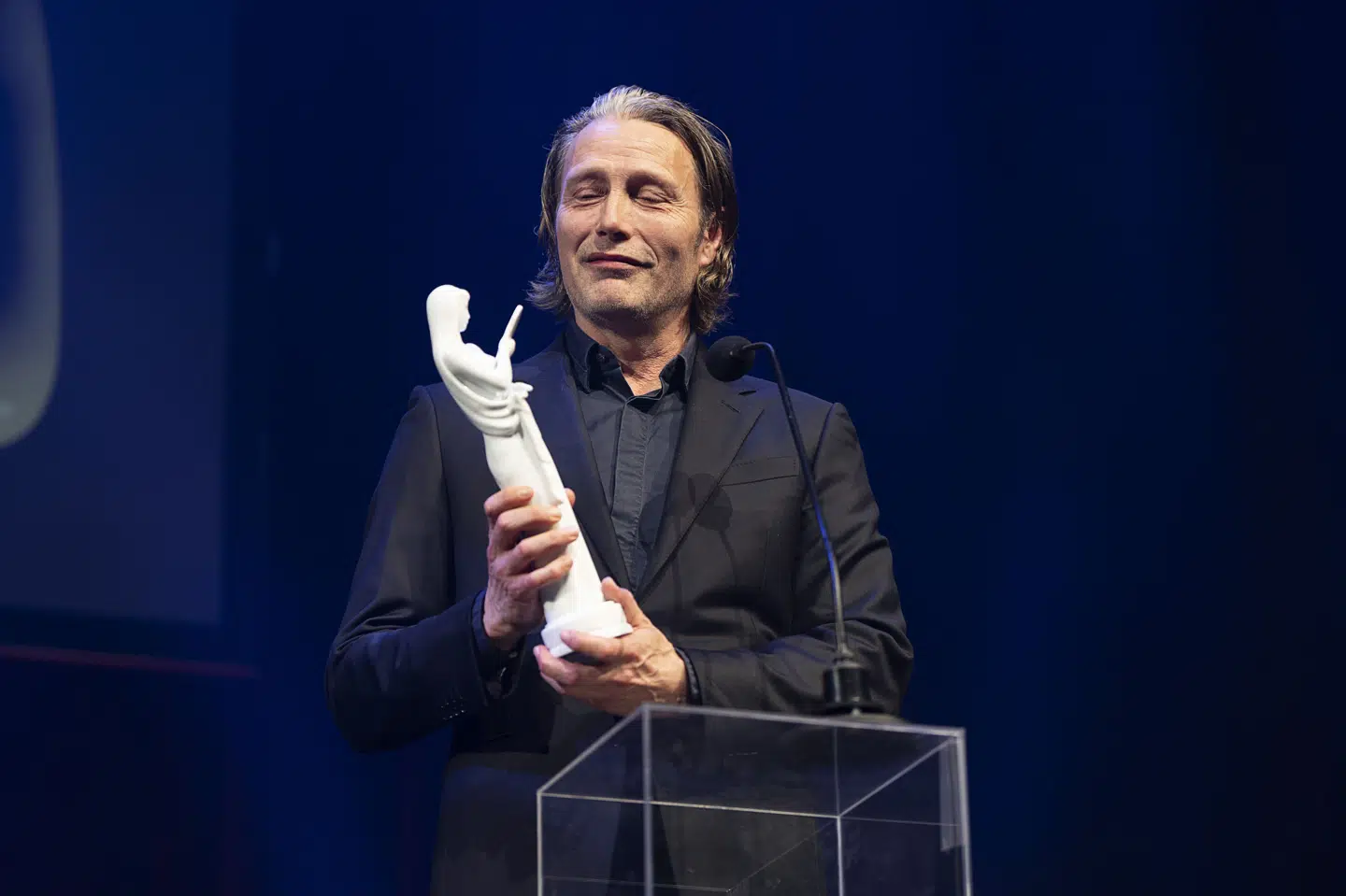 I 2024 vandt Mads Mikkelsen kategorien Bedste Mandlige Hovedrolle. Den kategori findes ikke længere ved årets uddeling. (Arkivfoto).