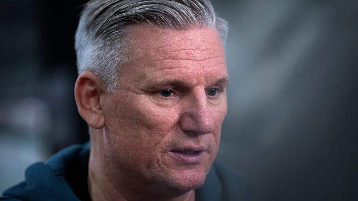 Landstræner Nikolaj Jacobsen - De danske håndboldherrer holder pressemøde og træner under VM i Sportscenter Herning, fredag den 17. januar 2025.