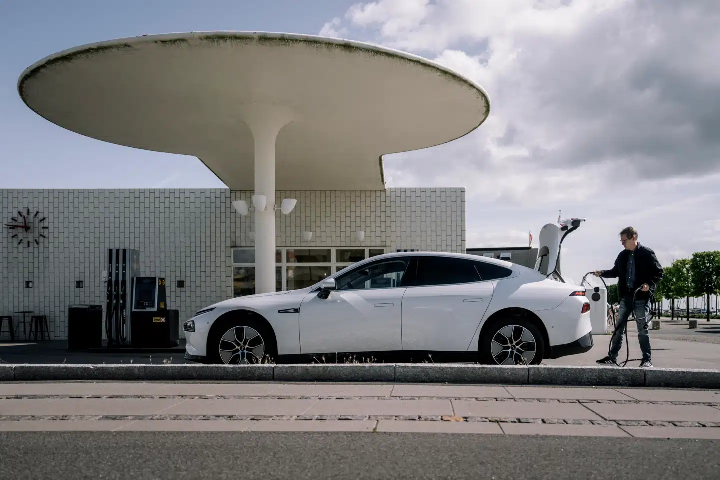 Xpeng var i 2024 det mest solgte af de kinesiske bilmærker. Her er det Xpeng P7, som var en af mærkets første modeller på markedet.